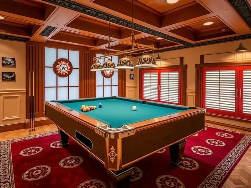 Diwali Themed Pool Table